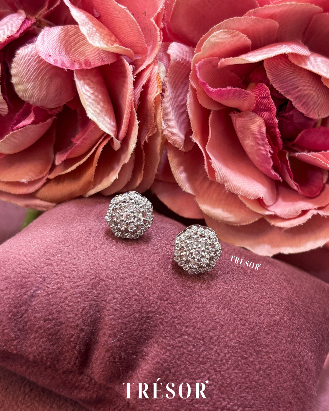 Hexagon Studded Studs