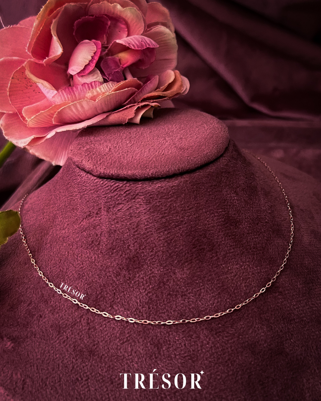 Dainty Rose Gold Link Chain