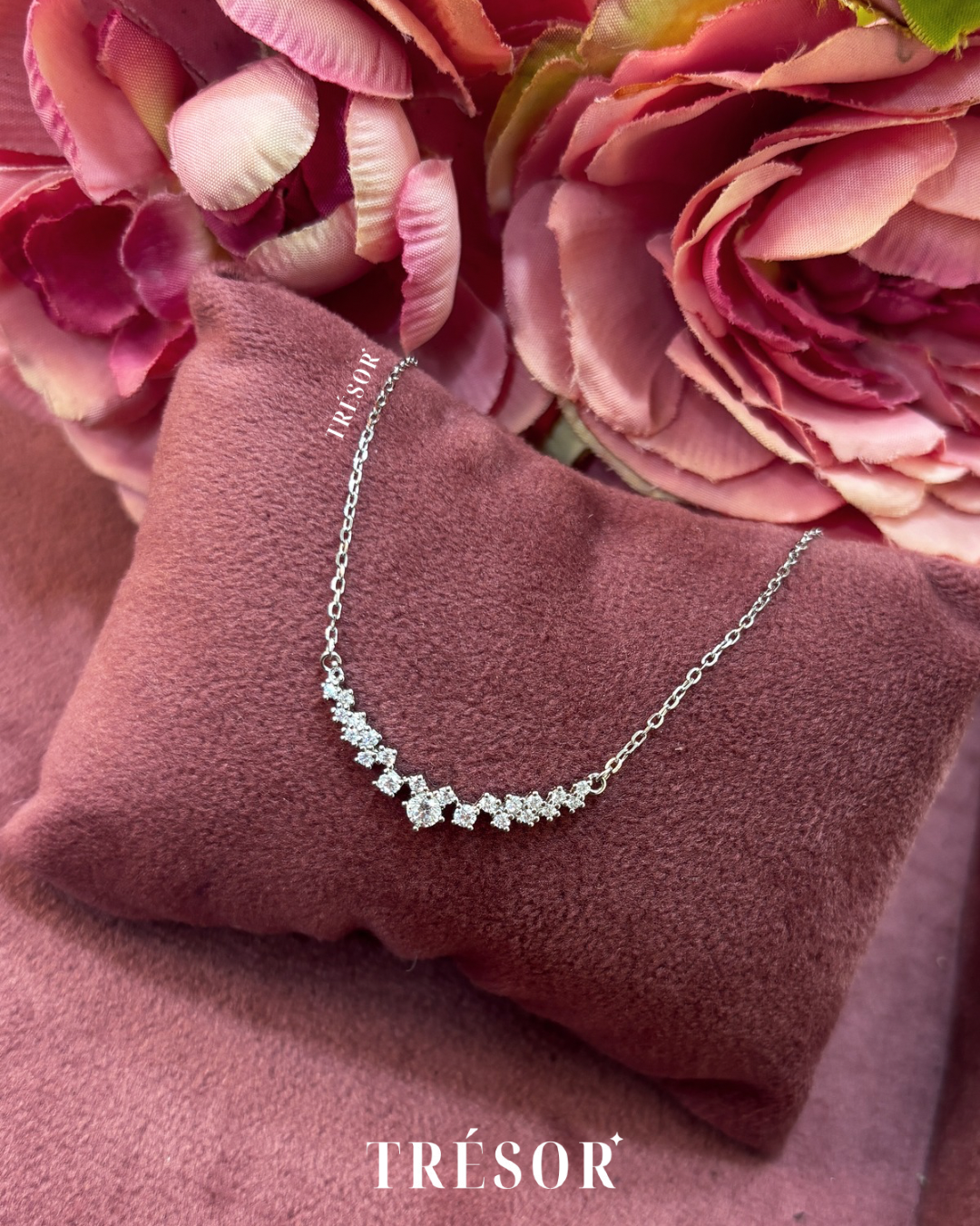Classic Diamond Line Pendant Chain