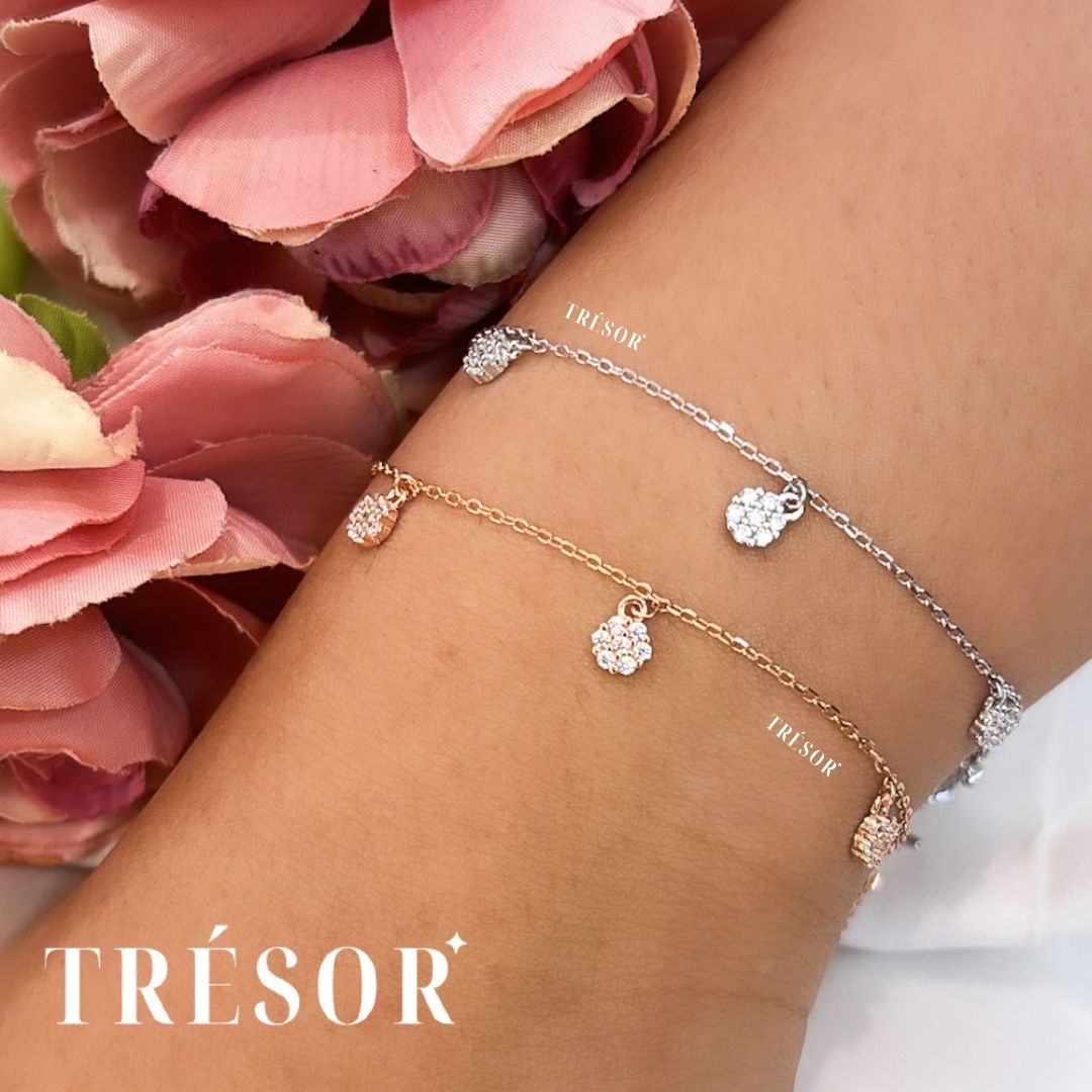 Flower Charms Bracelet