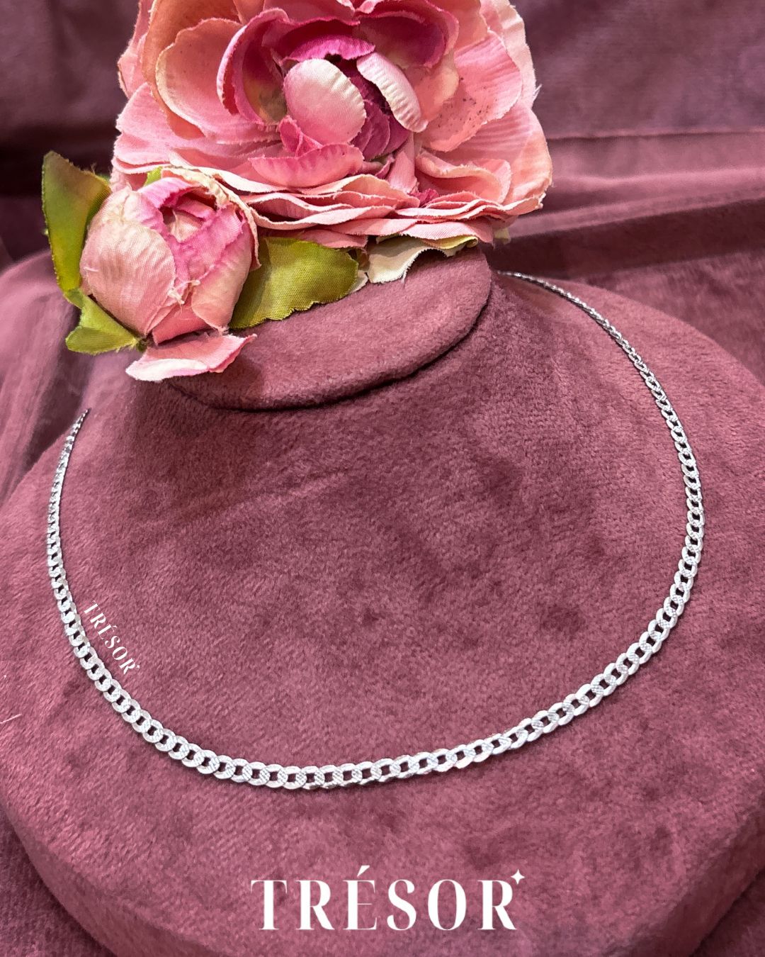 Mens Flat Link Chain