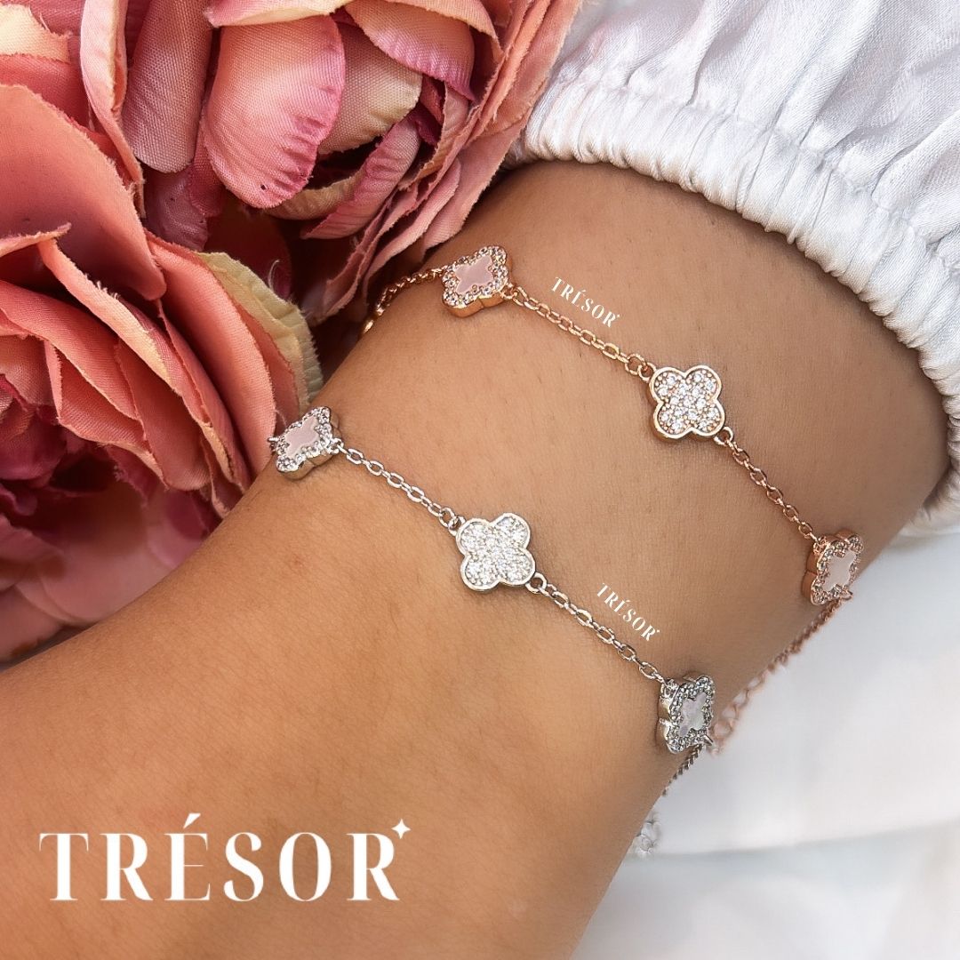 MOP Clover Bracelet