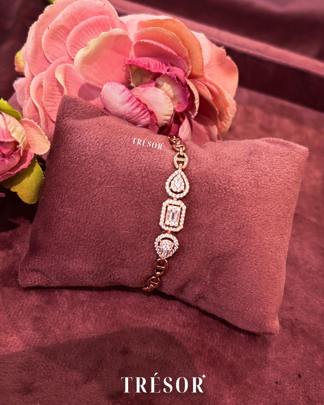 2 Drops and Rectangle Bracelet