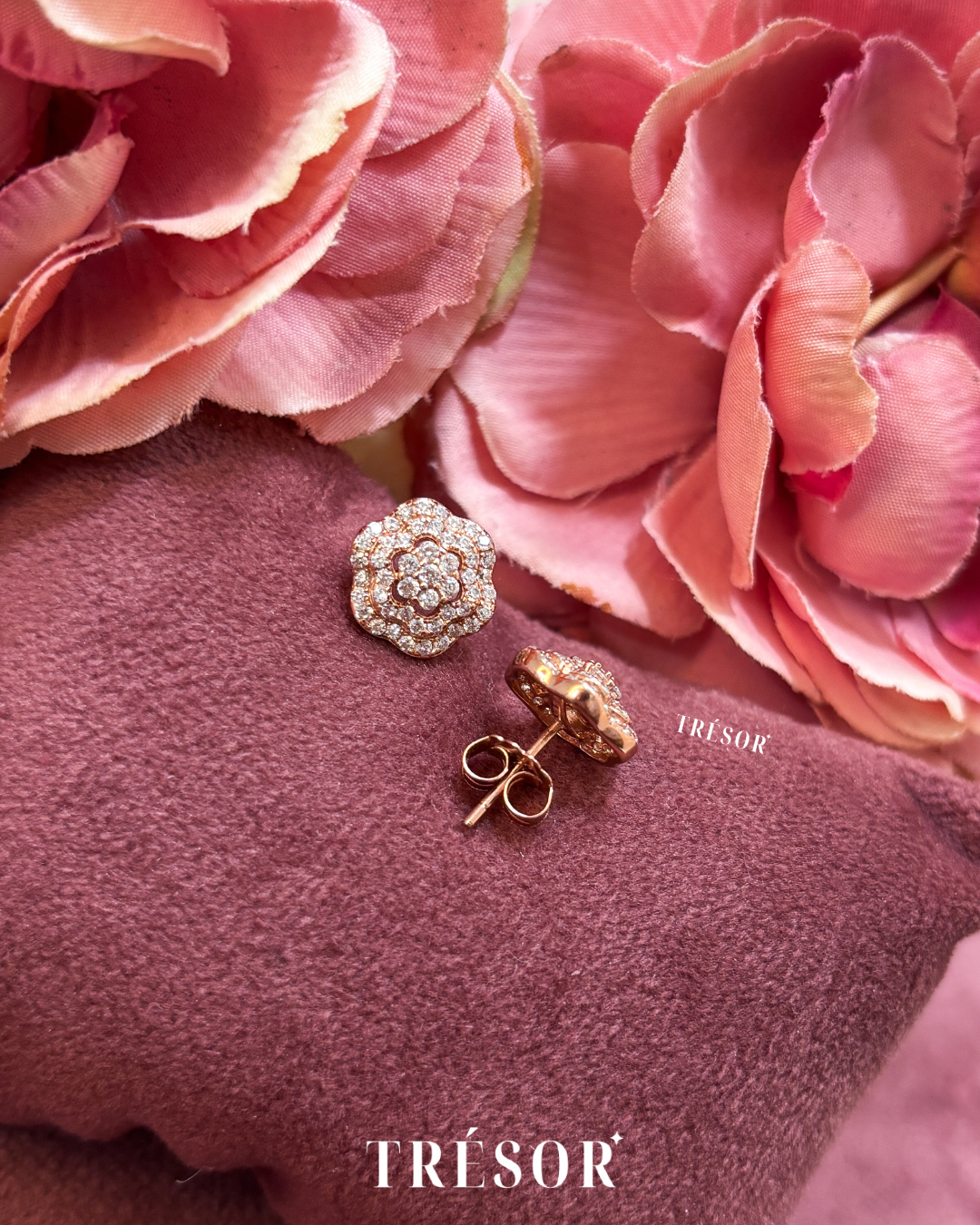Flower Line Studs