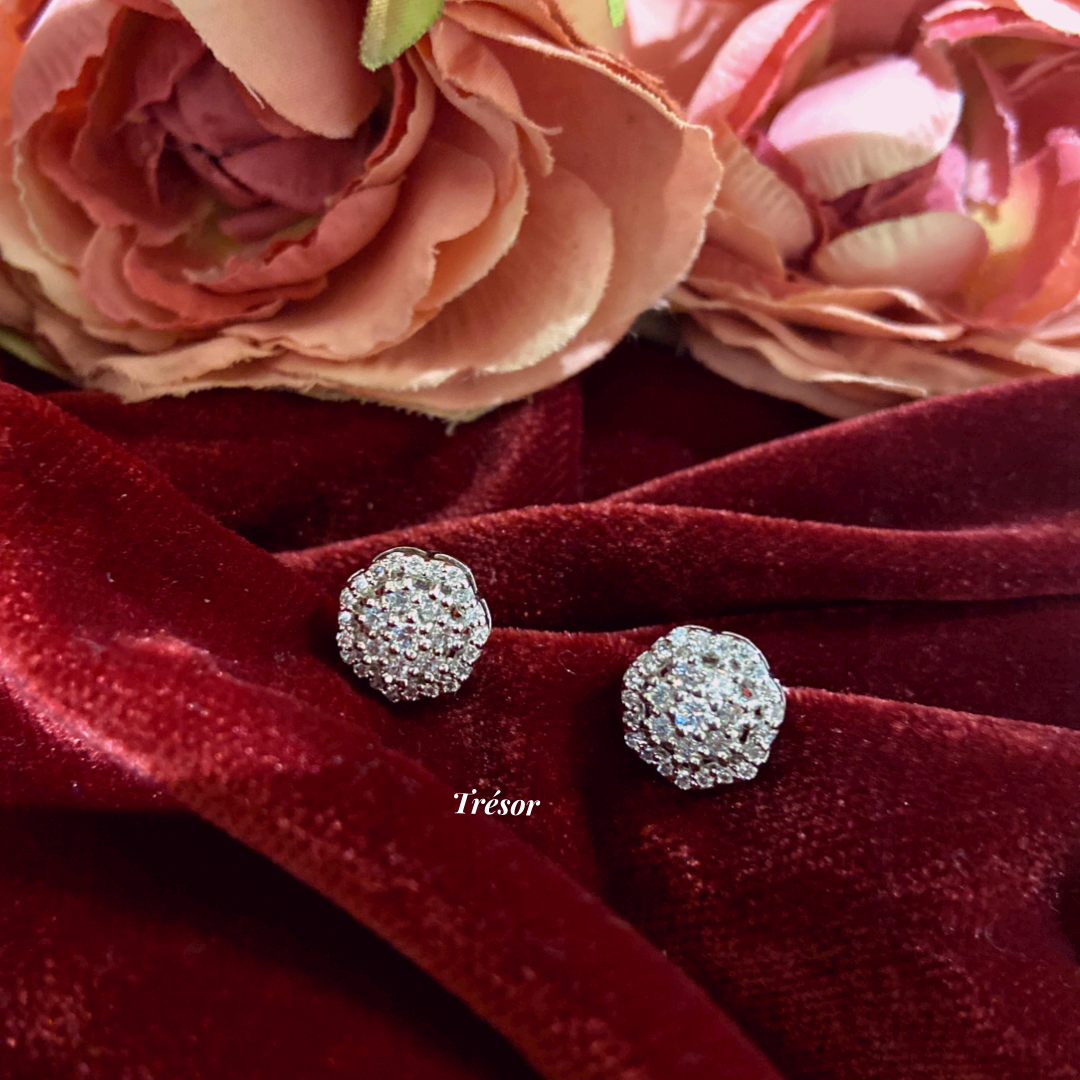 Hexagon Studded Studs