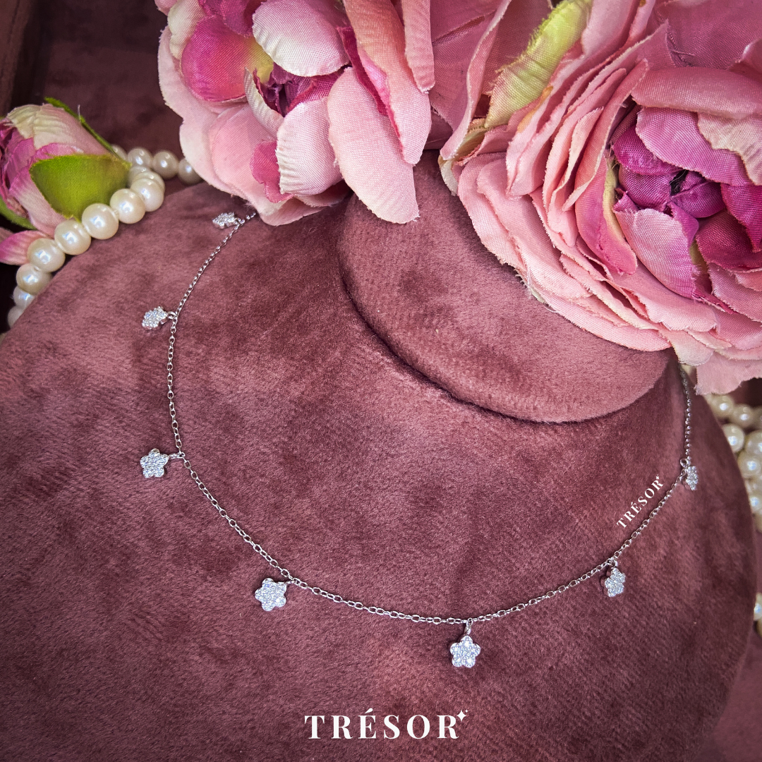 Flower Charms Necklace