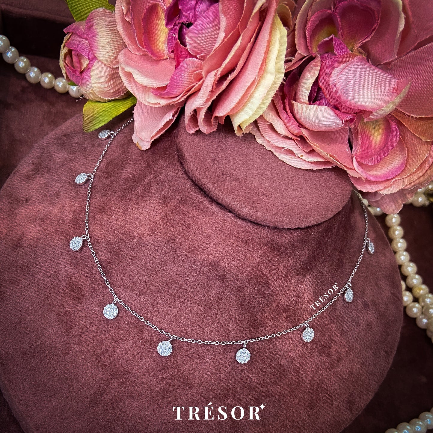 Small Round Charm Necklace