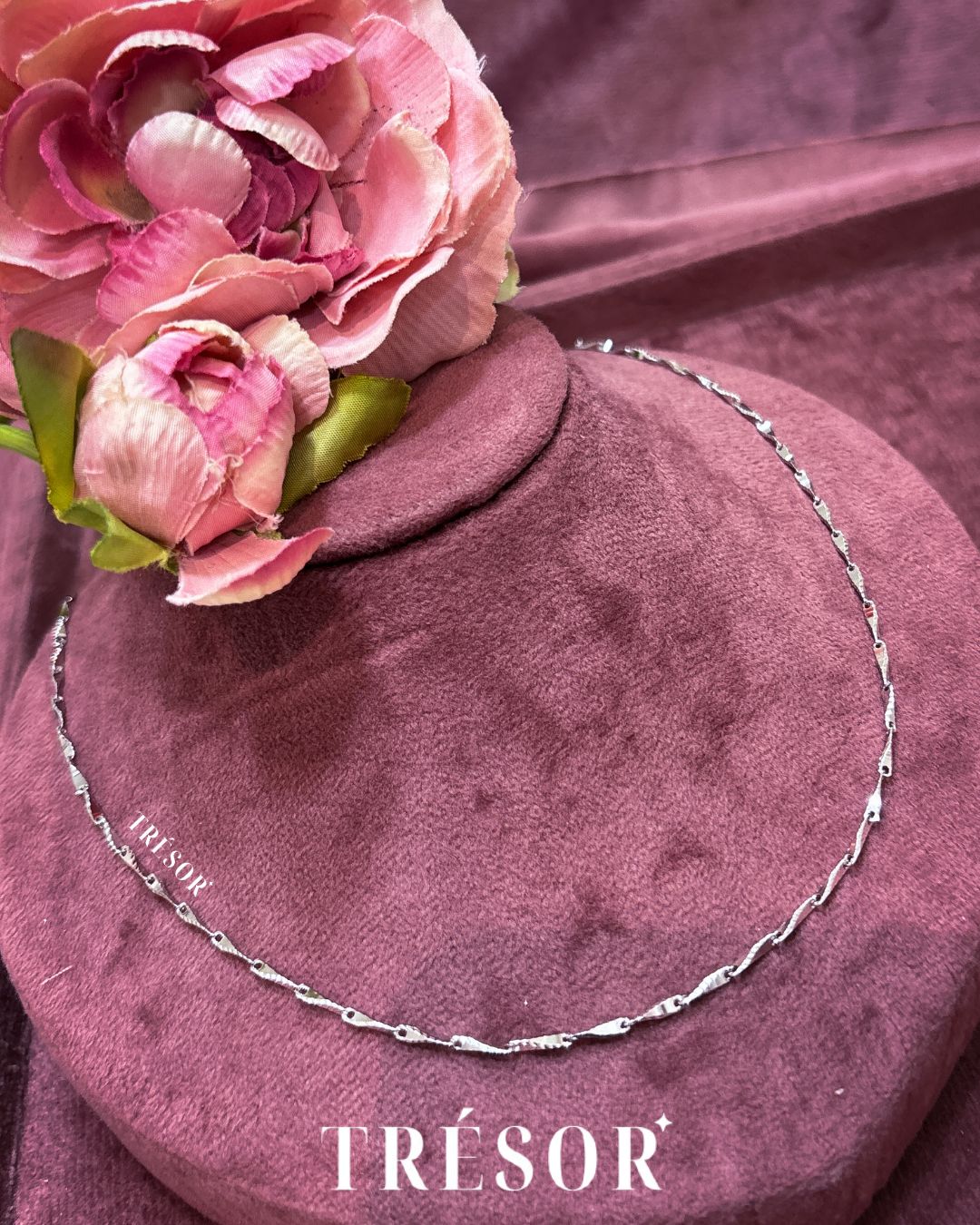 Mens Silver Thin Cut Chain