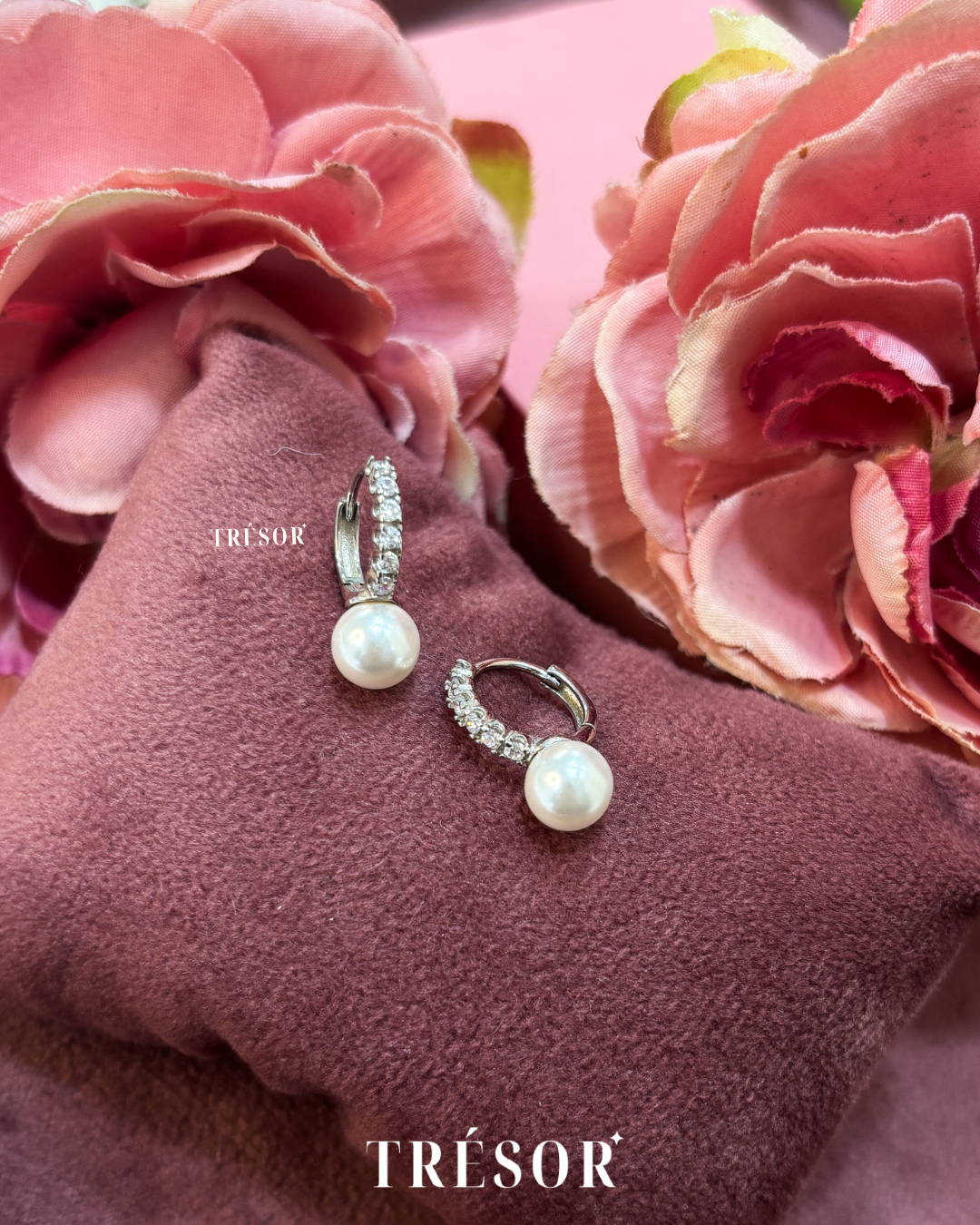 Pearl hoops