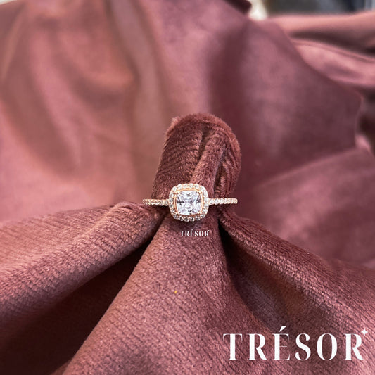 Halo Cushion Ring