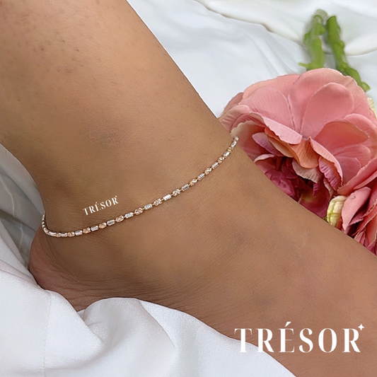 Big Italian Cut Chain Anklet