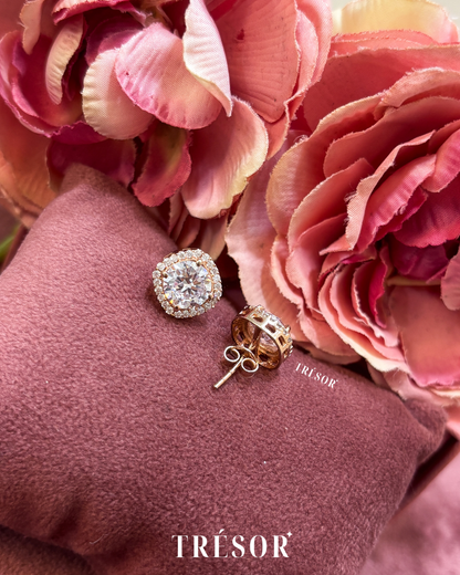 Halo Cushion Studs