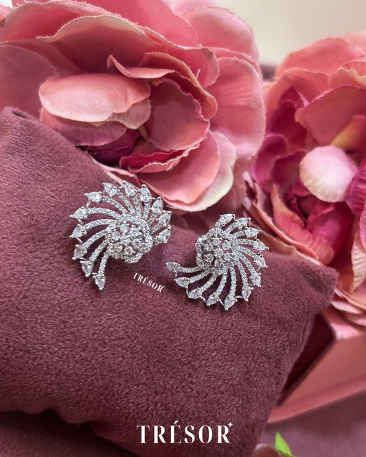 Spike & Flower Studs
