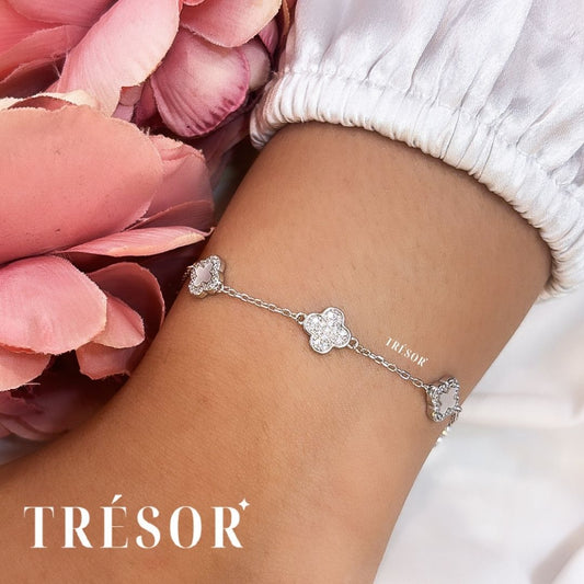 MOP Clover Bracelet