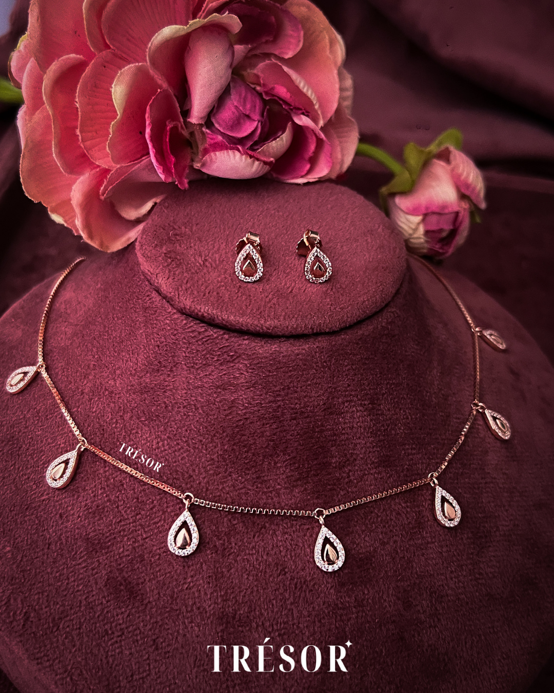 Drop Charms Jewellery Set