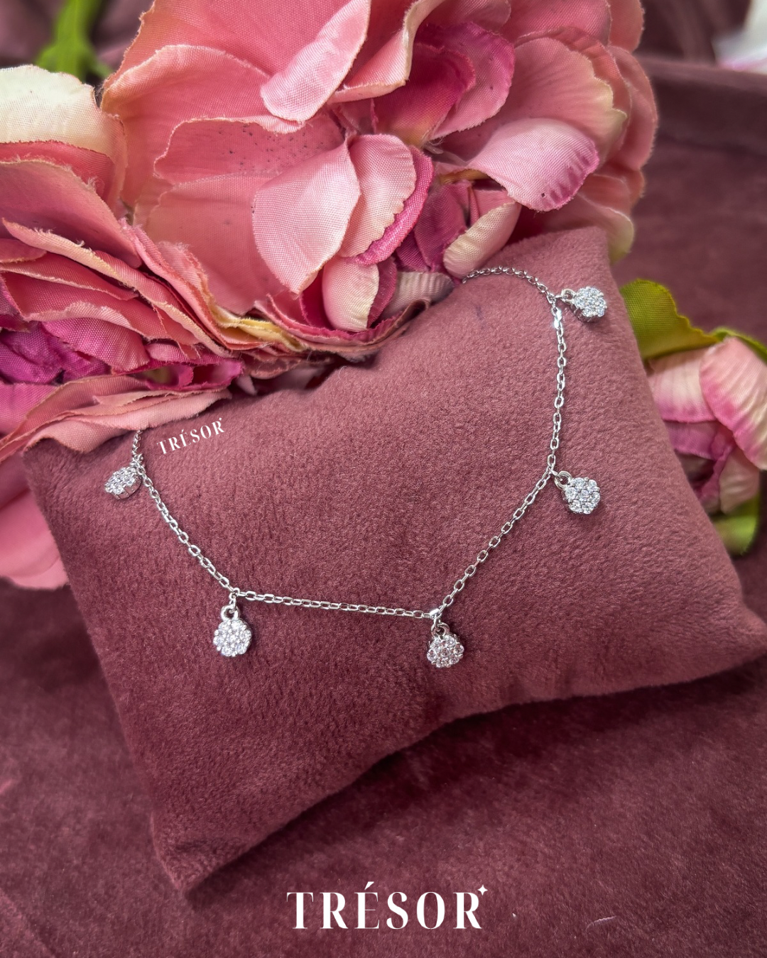 Flower Charms Bracelet