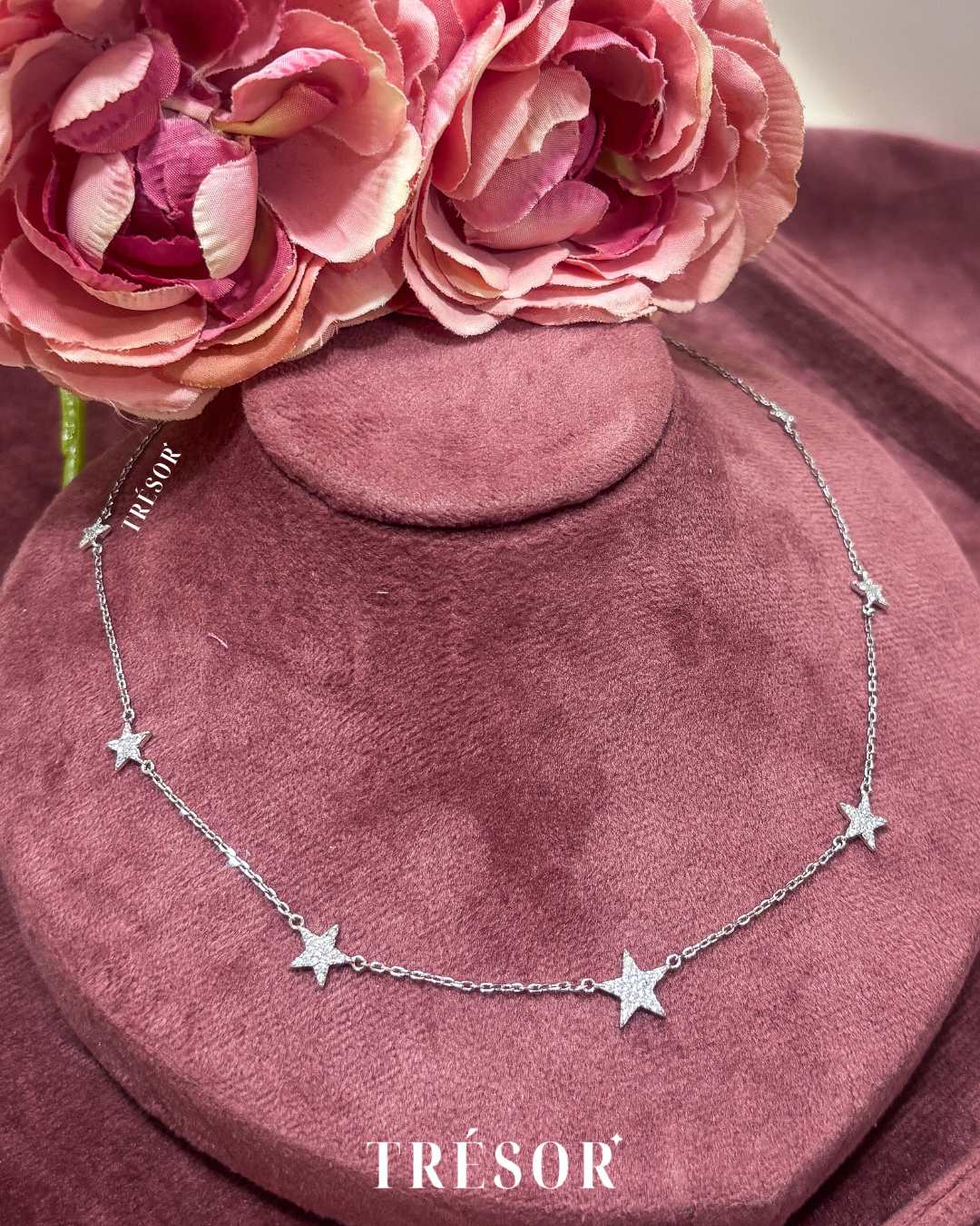 Big & Small Star Necklace