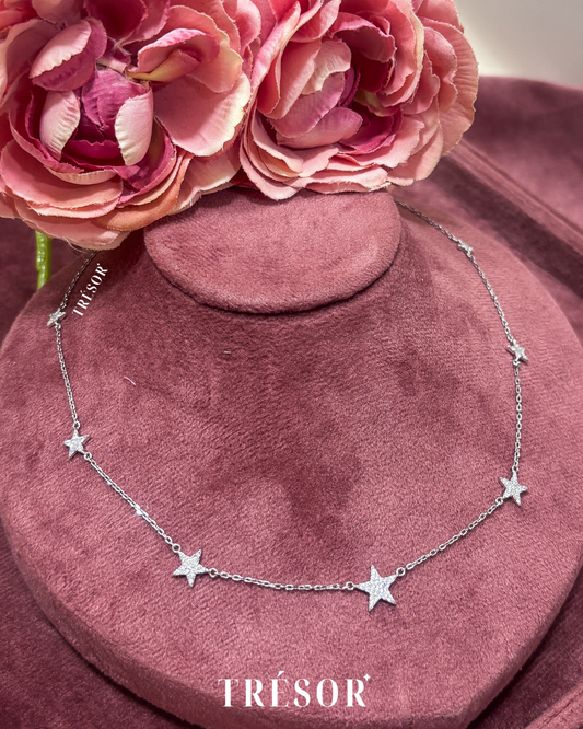 Big & Small Star Necklace