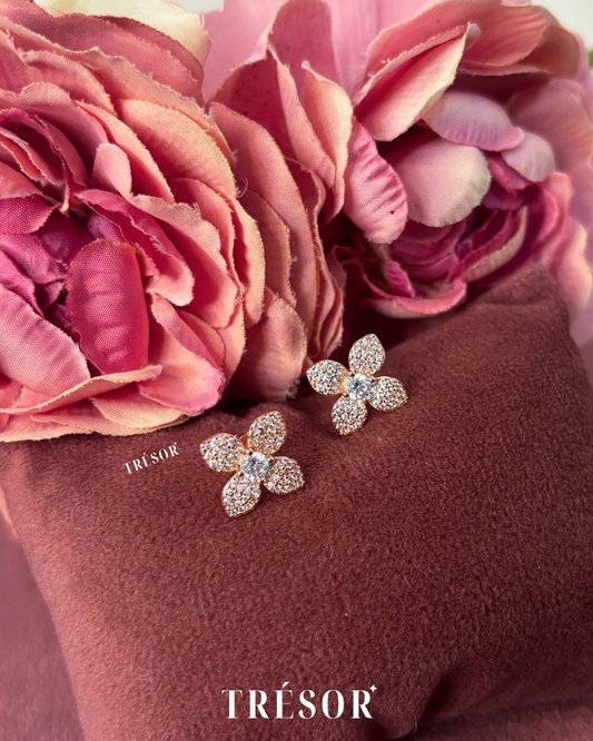 4 Leaves Flower Earrings