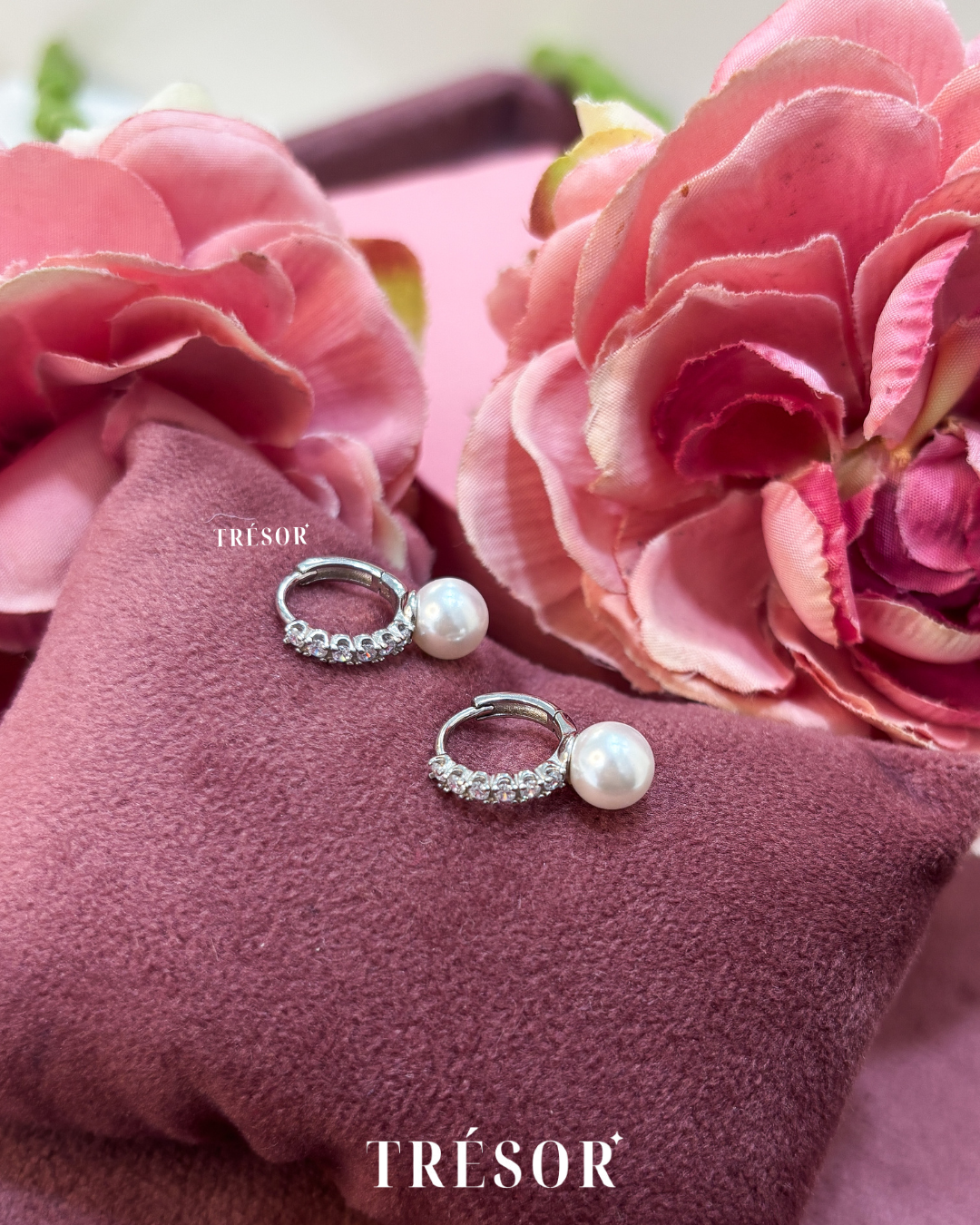 Pearl hoops