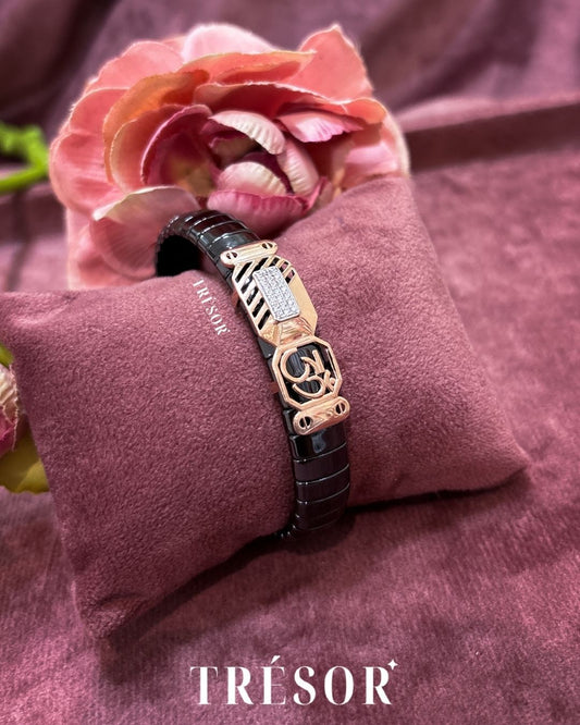 Black Men's Bracelet (Om)