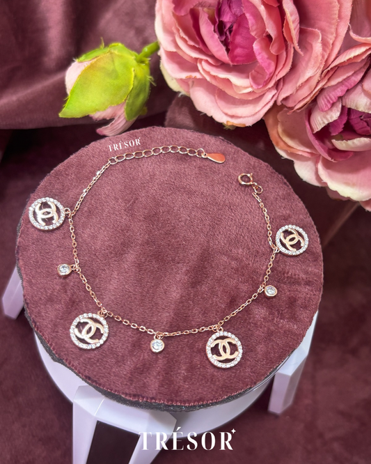 Channel Charms Bracelet