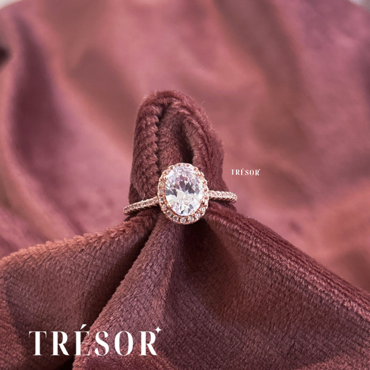 Oval Solitaire Ring
