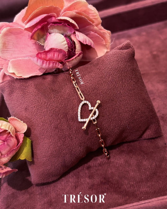 Heart Lock Bracelet