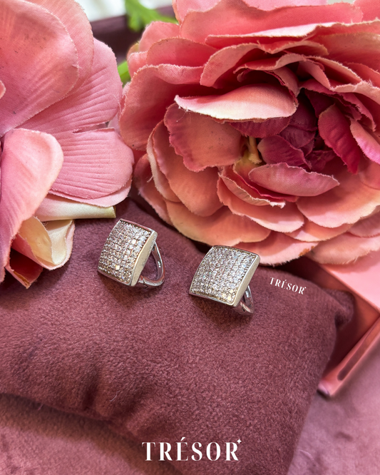 Square Studded Earrings