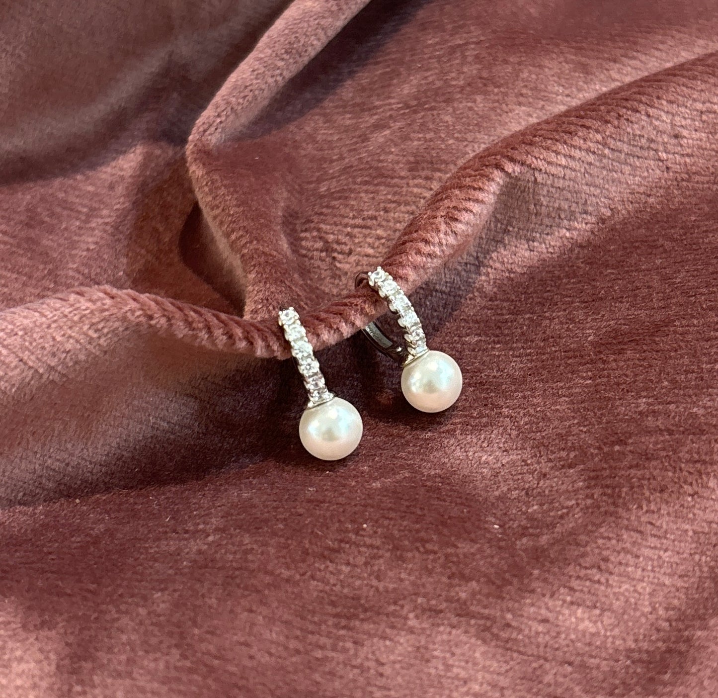 Pearl hoops